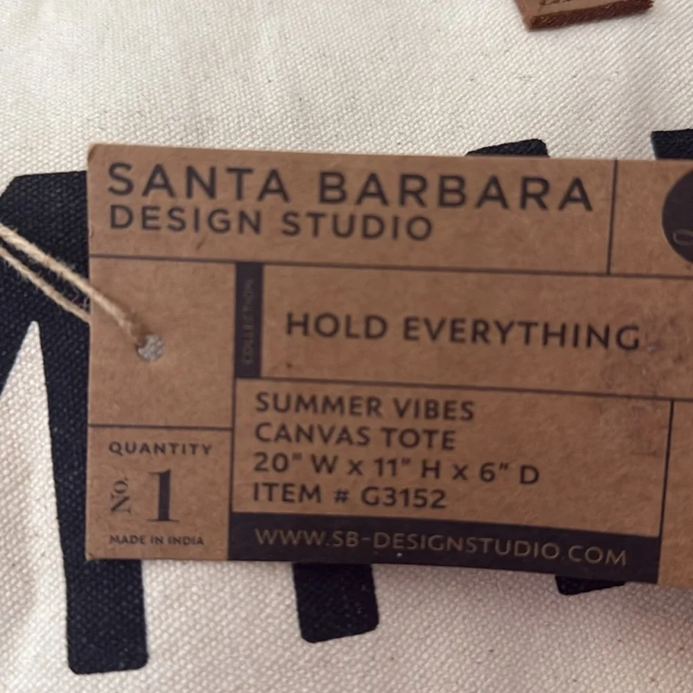 NWT Canvas Tote Bag - Picture 6 of 6